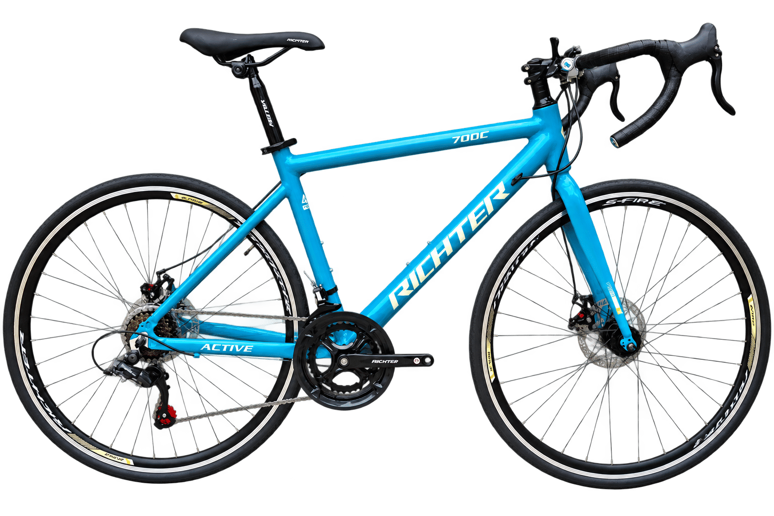 จักรยานเสือหมอบ RICHTER ACTIVE ขนาดวงล้อ 700C ไซส์ 50 สีเขียว_1